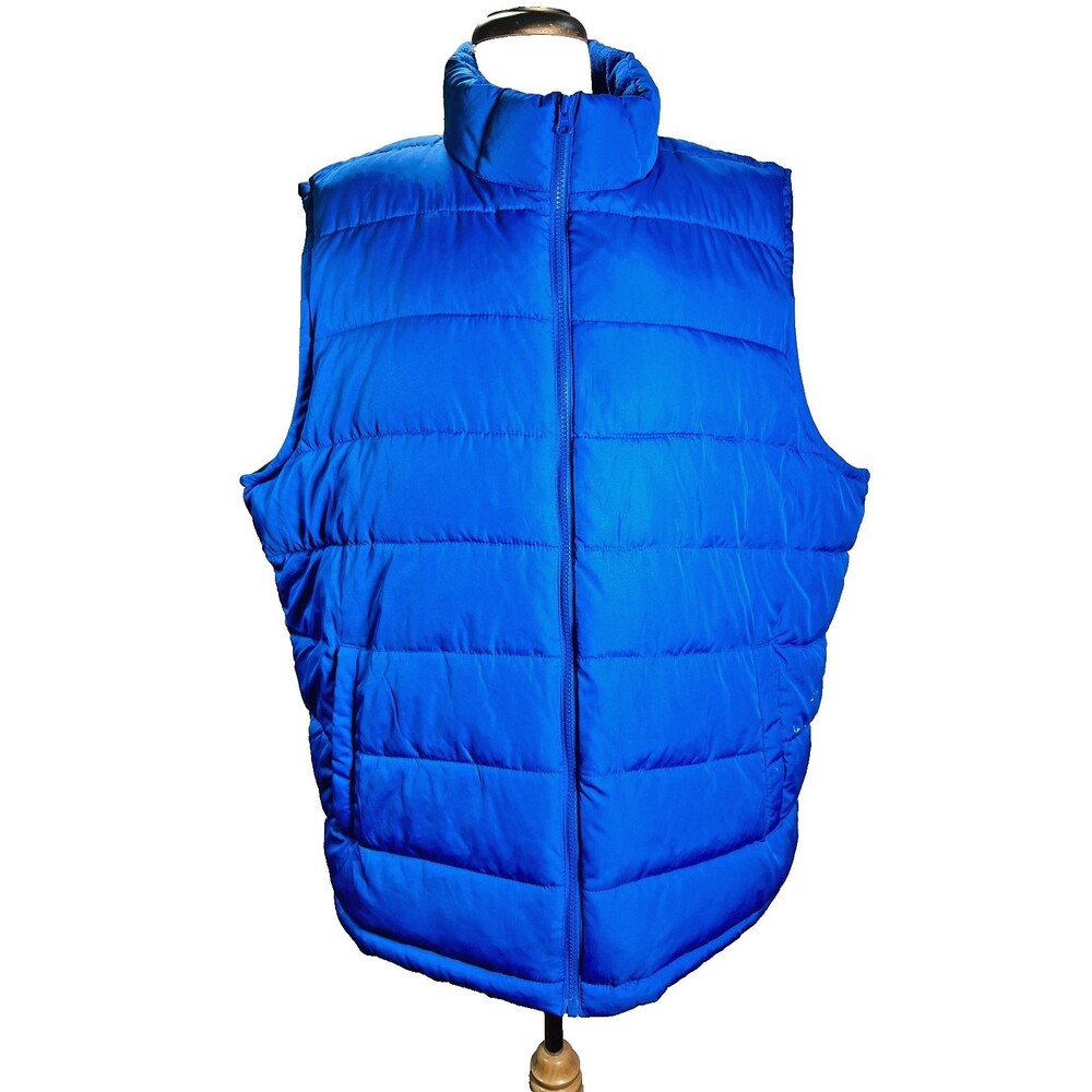 Gap Puffer Vest Size XXL Men's Thick Blue Gorpcore Preppy Outerwear Winter Vest